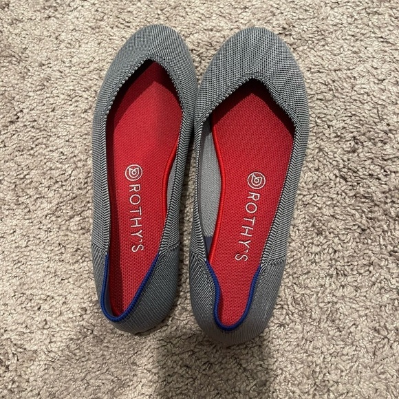 Rothy's Shoes - Rothy's // Gray Blue Women's Flats